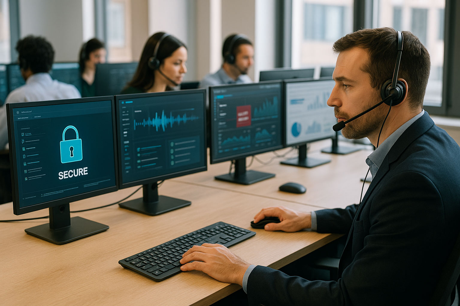 Enhancing Security and Compliance in Call Centres with AI