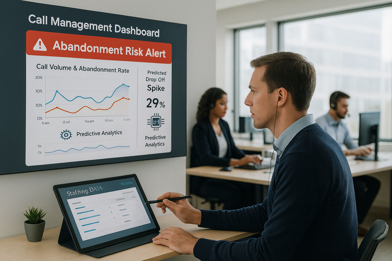 Using AI to Predict and Reduce Call Abandonment Rates