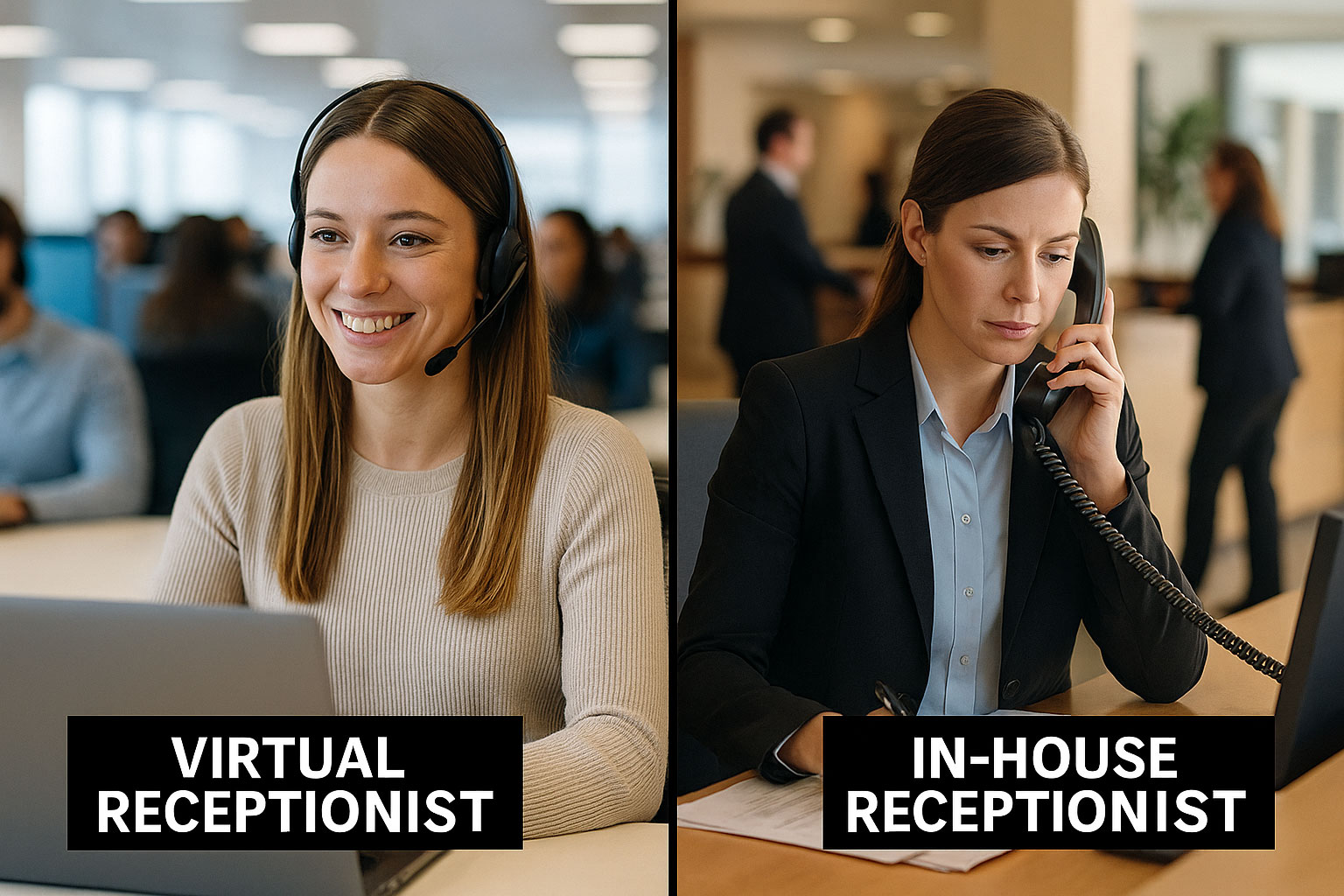 The Cost-Effectiveness of Virtual Receptionists Compared to In-House Admin Staff